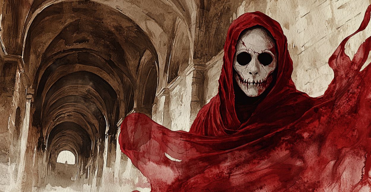 a máscara da morte vermelha